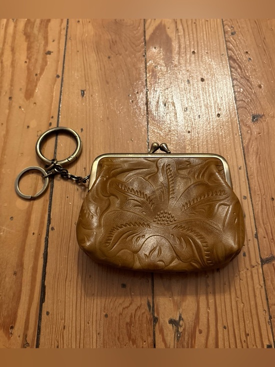 Patricia Nash Handbags - Patricia Nash Leather Borse Congac Framed Coin Purse New